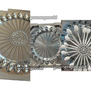 Nhà máy trực tiếp OEM tiêm khuôn thực phẩm dùng một lần ngã ba dao thứ hai tay khuôn mẫu Bộ đồ ăn khuôn - Product Image 2