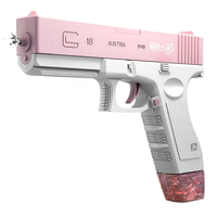 Pistolet à eau pour enfants, jouets d'été pour l'extérieur, grande capacité, pistolet à eau électrique automatique pour enfants, piscine