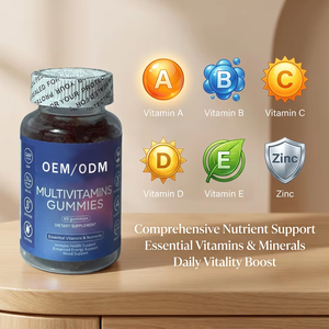 OEM ODM Factory Supply Multivitamin Gummies for Kids and Adults Private Label Sugar Free Vegan Gummy Vitamins for Daily Health - Product Image 1