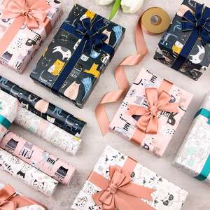 Fashionable 50*70 CM <b>Wrapping</b> <b>Paper</b> Set Gift Gummed Message Radium <b>Sheets</b> - Product Image 3