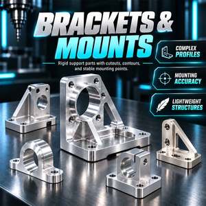 High Speed 4 Axis Advanced CNC Milling Manufacturing Parts with Quality Materials and Machined Components Inspection Services - Product Image 3