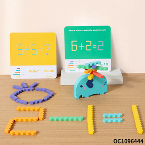 Học tập trẻ em toán học hỗ trợ giảng dạy Montessori nhận dạng màu sắc Đồ chơi Quà Tặng tùy chỉnh động vật bằng gỗ phân loại xếp chồng cân bằng - Product Image 5