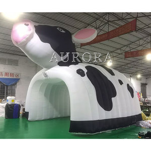 Biểu tượng tùy chỉnh quảng cáo Inflatable động vật khổng lồ quảng cáo Inflatable bò milka khuyến mãi tổ chức sự kiện quảng cáo bò để bán - Product Image 6