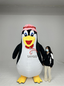 Costume de mascotte de pingouin de <span class=keywords><strong>Madagascar</strong></span> intelligent pour Costume de danse de pingouin en peluche sur mesure adulte - Product Image 4