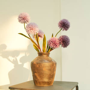 Искусственный цветок с 3 головками, колючий шар, украшение для свадебной вечеринки, оптовая продажа с фабрики, цветы, предметы домашнего обихода - Product Image 1