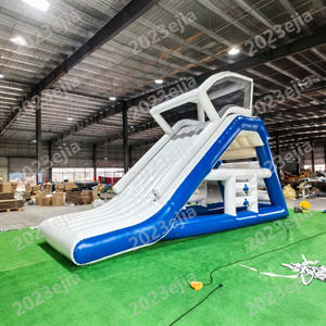 Grand toboggan gonflable commercial haut de gamme avec auvent, idéal pour l'escalade et les jeux en famille, adapté aux adultes et aux enfants - Product Image 5