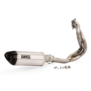 Venta directa de fábrica de alta calidad AK piezas de tubo de silenciador de escape de motocicleta modificado Universal para <span class=keywords><strong>ER6N</strong></span> - Product Image 1