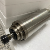 Moteur de broche haute vitesse refroidi par eau CS 4,5 kW ER20 220 V/380 V, 4 roulements, 24 000 tr/min, couple de 1,2 Nm, pour routeur CNC et travail du bois