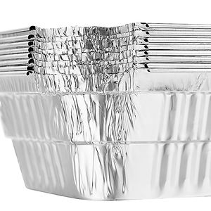 Recipientes Desechables de 700 ml, Reciclables, de Grado Alimenticio, de Plástico PP con Tapa, Moldeados en Pulpa, con Papel de Aluminio para Catering - Product Image 3