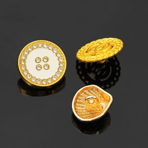 Botones Personalizados de Fábrica KUNSHUO, Botones de Concha, Estrella de Mar, Forma Irregular, Vástago Metálico, Botones de Vástago para Ropa de Mujer - Product Image 3