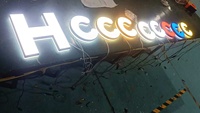 Enseigne LED 3D personnalisée en acrylique avec télécommande et transformateur pour bars, centres commerciaux, hôtels et plus encore - Publicité et décoration à brancher
