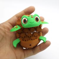 Juguete Articulado de Tortuga Marina Impreso en 3D de Vashine, Juguete Realista para Aliviar el Estrés, Regalo Ecológico de PLA para Niños