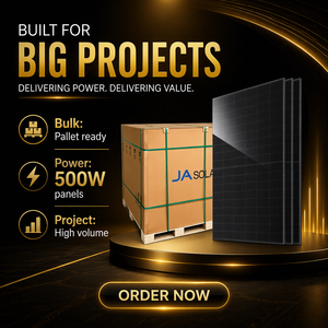 แผงโซลาร์เซลล์ JA Solar 500W แบบโมโนคริสตัลไลน์ สำหรับโครงการพลังงานเชิงพาณิชย์ - Product Image 5