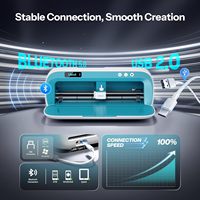 Machine de découpe avec écran Likcut S41 Xtra Outils intelligents pour vinyle Débutant Portable Bluetooth Machine de découpe artisanale et matériaux