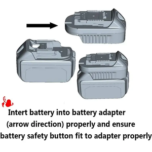 <span class=keywords><strong>Adaptateur</strong></span> de batterie MT20DL converti pour batterie Li-ion Makita <span class=keywords><strong>18V</strong></span> en outils lithium-ion <span class=keywords><strong>DeWalt</strong></span> <span class=keywords><strong>18V</strong></span>/<span class=keywords><strong>20V</strong></span> - Product Image 6