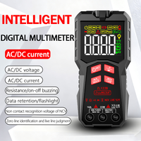 Multimètre numérique rechargeable ZLLJMETER ZL122B, mesure de la fréquence, tension AC/DC, courant, capacité, multitesteur analogique