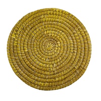 Nouveau Set de Table Rond Classique en Rotin Naturel Écologique pour Table à Manger, Fabriqué au Bangladesh