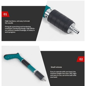 Mini Silencer Fastener Ceiling <b>Tools</b> Water and Electricity Installation Trunking Nail Gun Household Small Gun Nail Gun Spot - Product Image 4