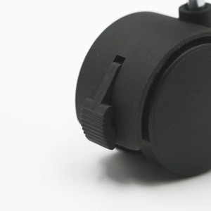 Basic Plate Mount Brake Nylon Furniture Casters 30mm 40mm 50mm 1.5 2 Inch <b>Wheels</b> Widely Used In School - Product Image 3