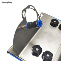 Support pour meuleuse d'angle pour carrelage 45 °   Meuleuse d'angle pour chanfreinage, coupe-carreaux à 45 degrés pour lame de 5 pouces