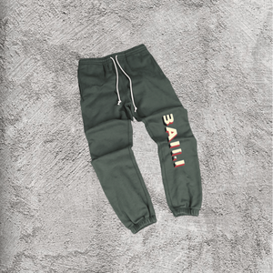 Service OEM Pantalon de survêtement à fermeture éclair avec impression de logo personnalisé pour hommes, écologique, mode vintage, lavage léger - Product Image 2