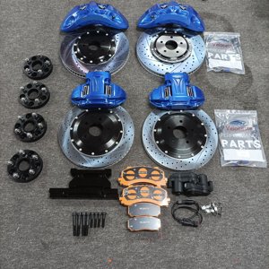 Kit de Frenos Universales para Auto, Delanteros de 6 Pistones, Traseros de 4 Pistones con Disco de Freno de 380/355 mm para Mazda CX5/CX7/<span class=keywords><strong>CX3</strong></span> VOLVO 740/940 - Product Image 1