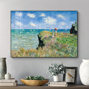 <span class=keywords><strong>Monet</strong></span> vải tường nghệ thuật ấn tượng bức tranh Phong Cảnh Sơn dầu in vải tác phẩm nghệ thuật trang trí phòng khách - Product Image 1