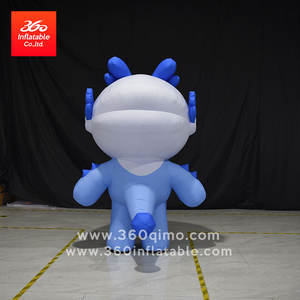 Рекламный надувной костюм на заказ мультфильм животных талисман ходьба надувной робот костюм для мероприятий - Product Image 5