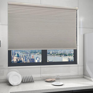 कस्टम मधुकॉम्ब सेलुलर ब्लाइंड बिना कोई ड्रिल/उपकरण पूर्ण ब्लैकआउट कपड़े अंधा खिड़की अंधा रंग - Product Image 5