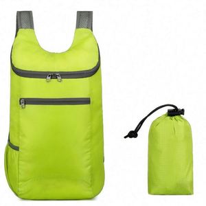 Sac à dos pliable portable imperméable en polyester pour la randonnée, le fitness et les sports - Product Image 1
