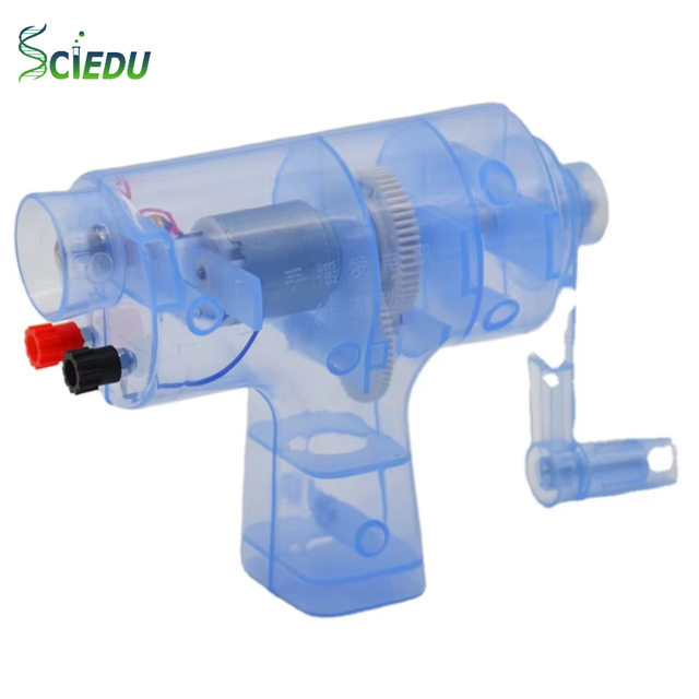 Transparent Hand Cranked Generator Physical and Electrical Experimental Equipment Teaching Instruments