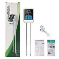 90 °   Testeur de sol rotatif 6 en 1 Bluetooth avec chargement Type-C : pH, humidité, EC, température, luminosité et humidité de l'air