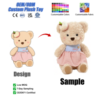 Vêtements et accessoires pour ours en peluche mignons, ours en peluche personnalisé, agneau, cadeau de la Saint-Valentin, vente en gros, OEM, polyester, super doux