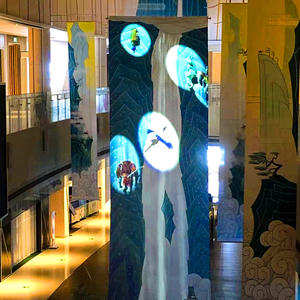 <span class=keywords><strong>Art</strong></span> numérique projeté Spectacle de lumière <span class=keywords><strong>immersif</strong></span> holographique 3D dynamique <span class=keywords><strong>Art</strong></span> LED Aire de jeux pour enfants - Product Image 1
