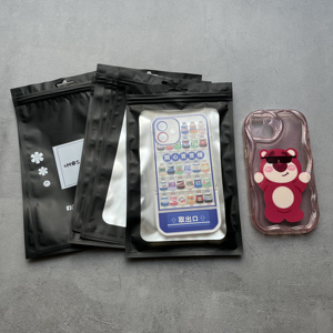ซองซิปใสพลาสติกแบบมีรูแขวนสำหรับใส่เคสโทรศัพท์มือถือพร้อมโลโก้สั่งทำขายส่ง สำหรับบรรจุภัณฑ์อุปกรณ์เสริมโทรศัพท์มือถือ - Product Image 5