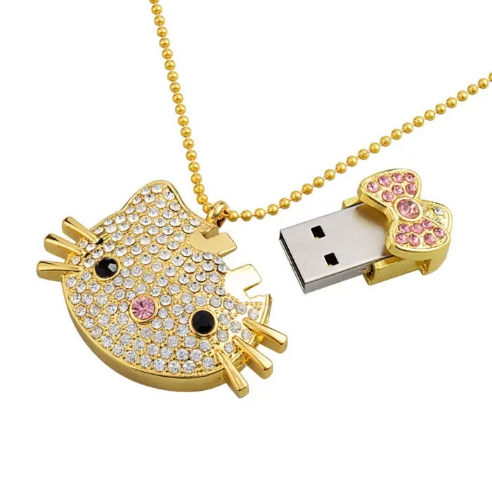 Souvenir Pernikahan Hello Kitty Hadiah Usb Flash Drive 2Gb 4Gb 8Gb Harga Murah Usb Stick Kartun Flashdisk