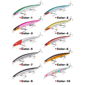 Haute qualité 3D Eye 11 couleurs eau de mer longue coulée appât de natation 18cm23g leurre méné flottant gros appât artificiel dur leurre de pêche - Product Image 6