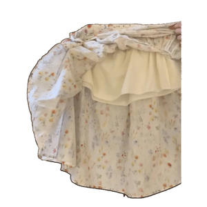 Ensemble deux pièces d'été pour femmes, haut sans manches, jupe florale, tenue décontractée en mousseline de soie respirante - Product Image 3