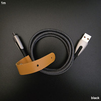 Cables USB a Micro USB V8 Android con Indicador Luminoso de Tejido de Serpiente, Venta Directa de Fábrica