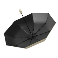 Parapluie portable à anse en forme de boucle, couleur macaron, parapluie de sac à dos portable, revêtement anti-UV, résistant aux intempéries pour femmes, personnalisable