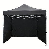 Tente de réception pliable 10x10 avec logo personnalisé imprimé, idéale pour les expositions intérieures, les événements extérieurs et les salons professionnels