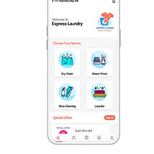 Application de ramassage et de livraison de linge avec programmation facile, suivi en direct et paiements en ligne sans tracas. - Product Image 1