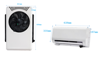 Aire acondicionado split para camión/remolque con compresor, enfriador, ajuste eléctrico, ajuste por control remoto, para estacionamiento