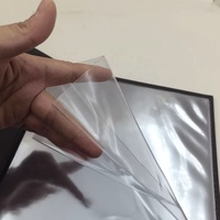 Vente en gros de couvertures de menu en cuir PU A4, multi-pages, avec pochettes transparentes en PVC, porte-menu pour restaurant, café, bistrot