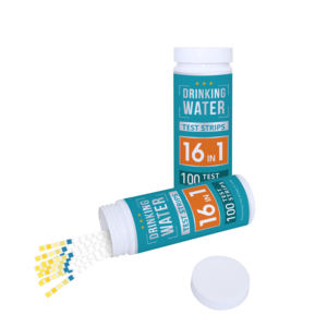 물 파라미터 분석을 위한 금속 및 플라스틱 테스트 스트립이 있는 수동 식수 화학 테스트 키트 - Product Image 1