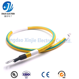 AWG3 Yüksek Akım Topraklama Kablosu, Sarı-Yeşil İzolasyonlu, Güç Dağıtımı için Halka Terminalli Kalaylı Bakır Tel - Product Image 4