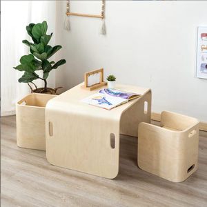 Set Tavolo <span class=keywords><strong>e</strong></span> Sedie Multifunzione per Bambini, Set di <span class=keywords><strong>Mobili</strong></span> Adattabili in 3 Pezzi per Casa <span class=keywords><strong>e</strong></span> Asilo Nido - Product Image 6