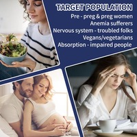 Ventes populaires 15 mg de L-méthylfolate plus B12 Méthylfolate Gouttes liquides orales Vitamines pour la santé du cerveau et du système immunitaire des adultes