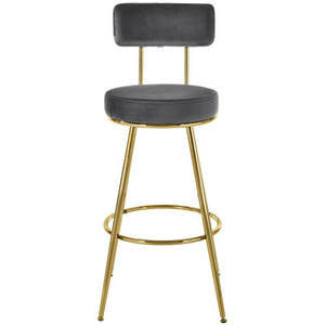 Ensemble de 2 chaises hautes de bar en métal, cadre en fer, pour la maison, le restaurant, la cuisine, vente chaude, luxe, personnalisées - Product Image 2