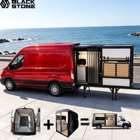 Module de vie amovible multifonctionnel pour conversion de camping-car, adaptable pour l'aménagement de fourgon aménagé
